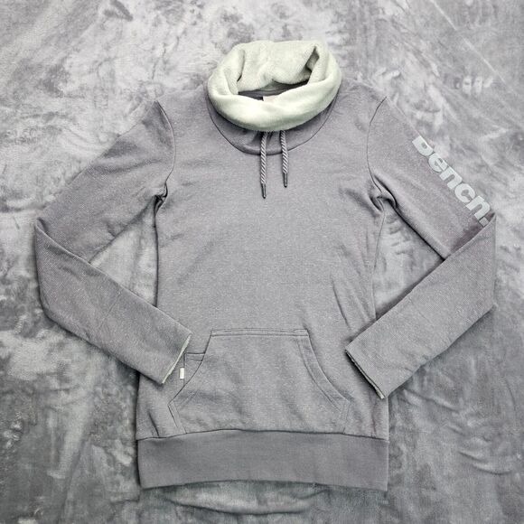 NWT Bench Urban Wear Womens Lined Sweater with mockneck Grey size Small - Picture 2 of 12